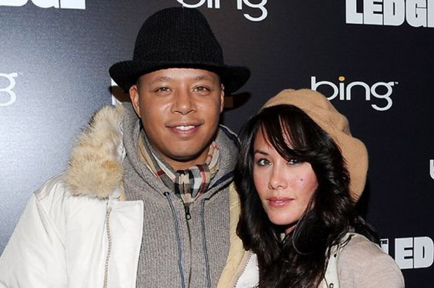 Terrence Howard with his ex-wife Michele Ghent